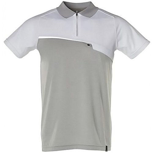 Mascot 17283-945-0806-2XL Polo-Shirt "Advanced" Size 2XL, White/Grey-Flecked