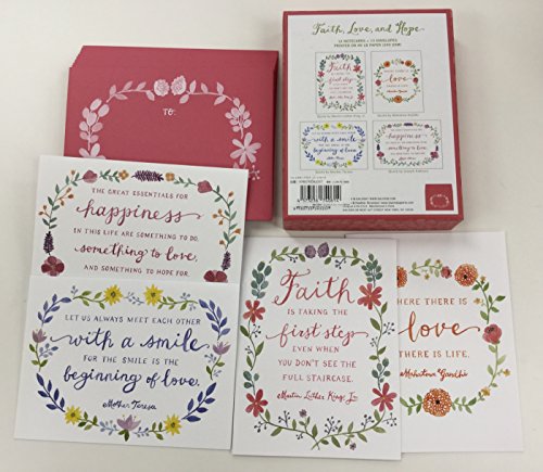 Faith, Love and Hope Luxe Notecards