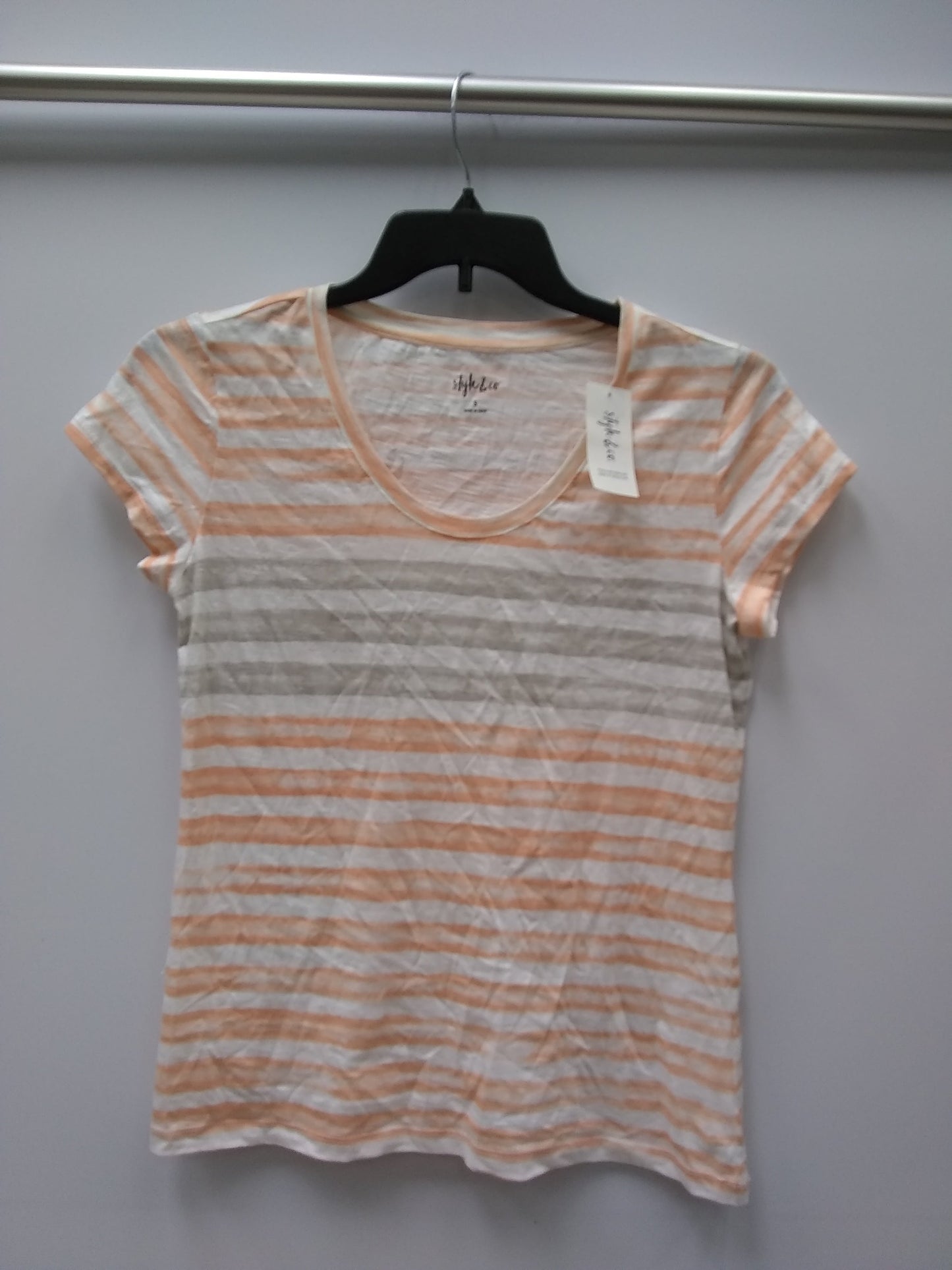 Style Co Cotton Printed T-Shirt Neutral S