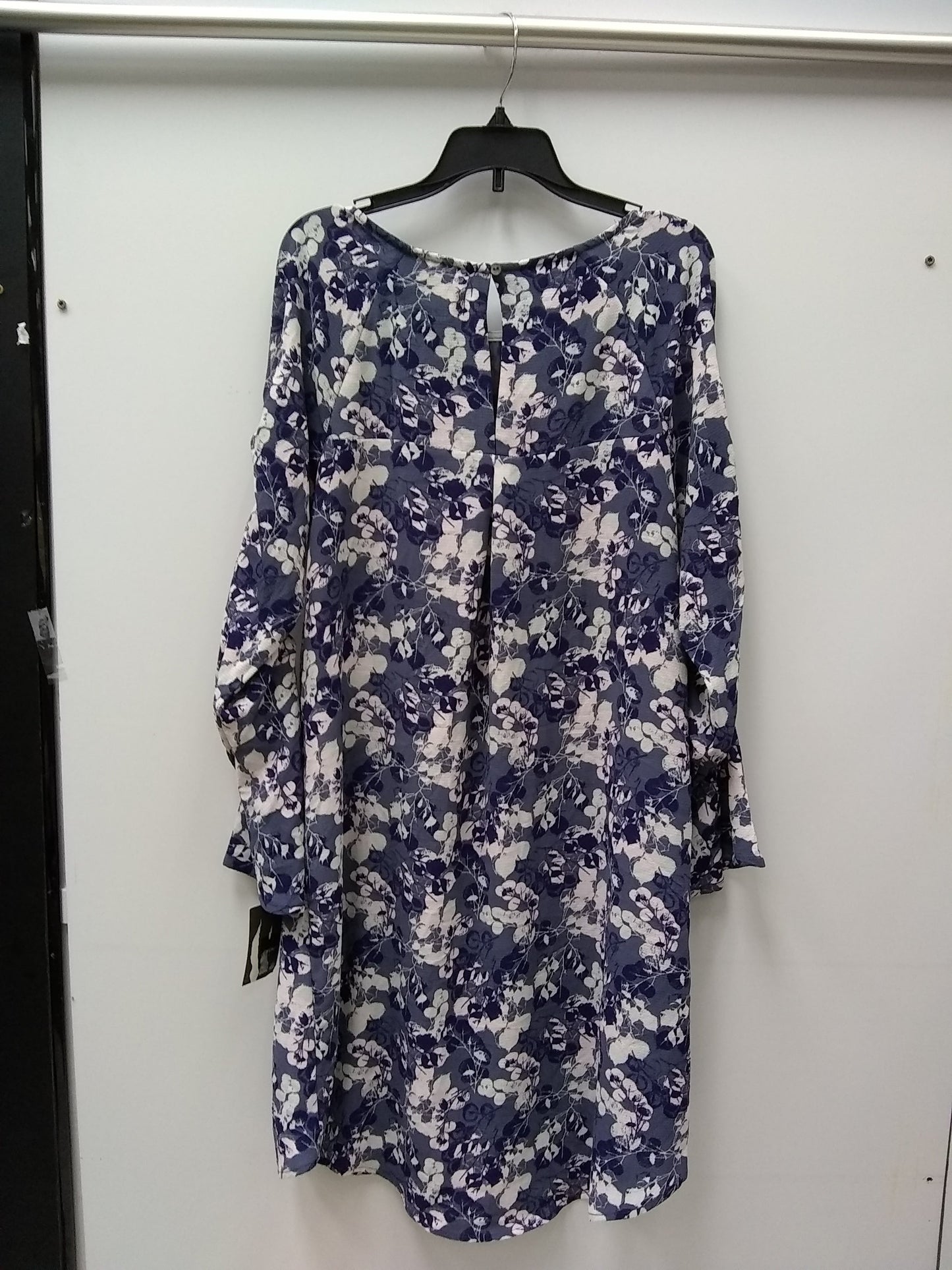 MOSSIMO WOMEN'S LONG SLEEVE DRESS, BLUE, SIZE XS