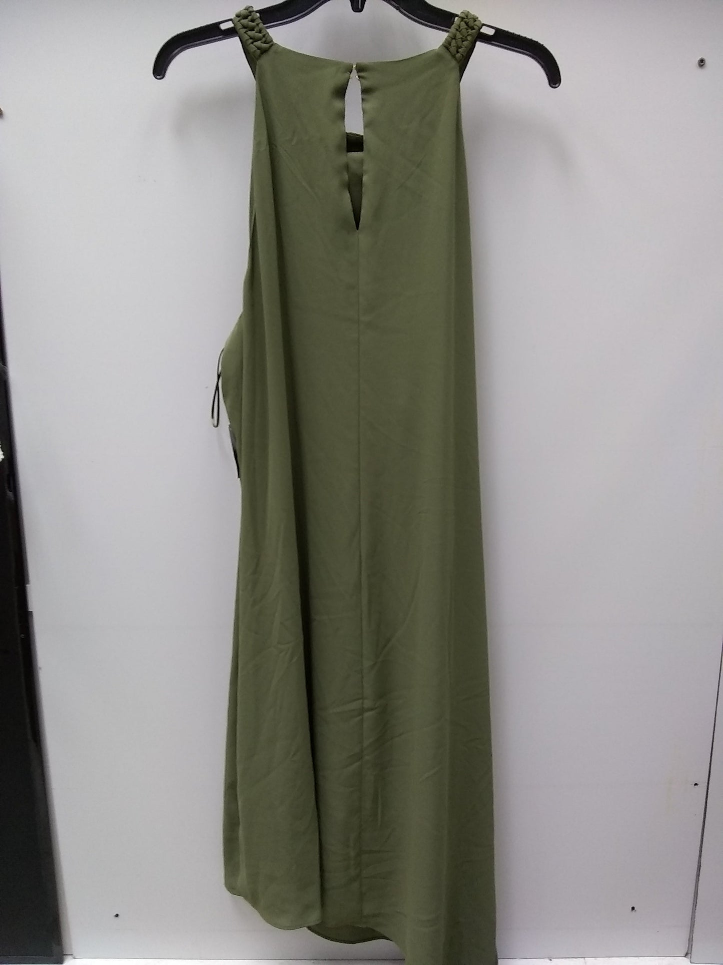 Thalia Sodi Asymmetrical Shift Dress Olive XXL