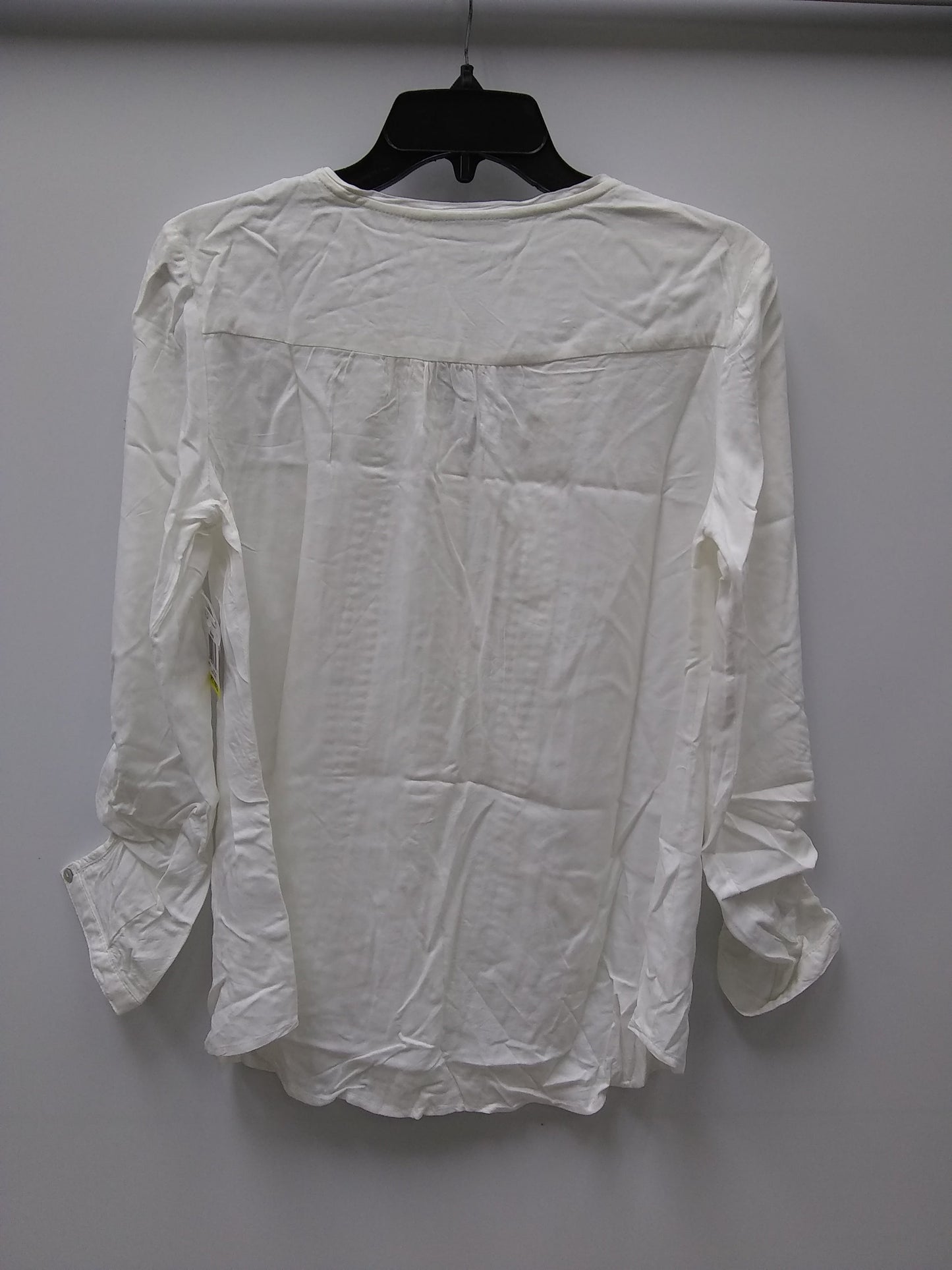JM Collection Petite Pintucked Shirt Bright White PM