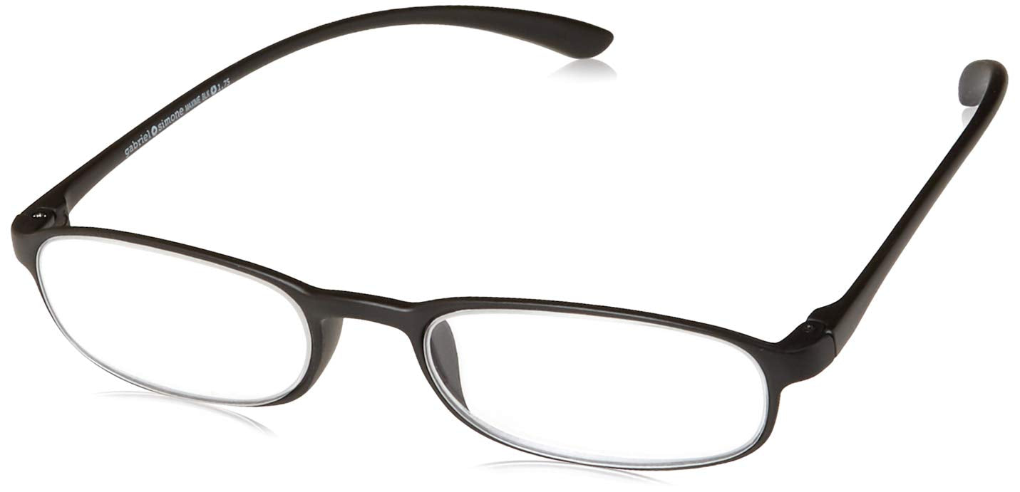 Gabriel + Simone Unisex Reading Glasses Maxime Black +2.75