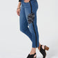 Style & Co Lacey Rose Slim Ankle Jeans  Navy 6P