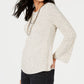 STYLE & CO Sweater Tweed Direct Rib Pullover Lt Beige PXL