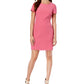 Maison Jules Women's Scalloped Sheath Dress, Blossom Pink, 14
