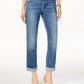 INC International Concepts 5-Pocket Straight-Leg Jeans Amarillo Wash 0