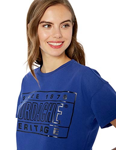 Jordache Legacy Women's Kimberly Cropped Tee Blue XL
