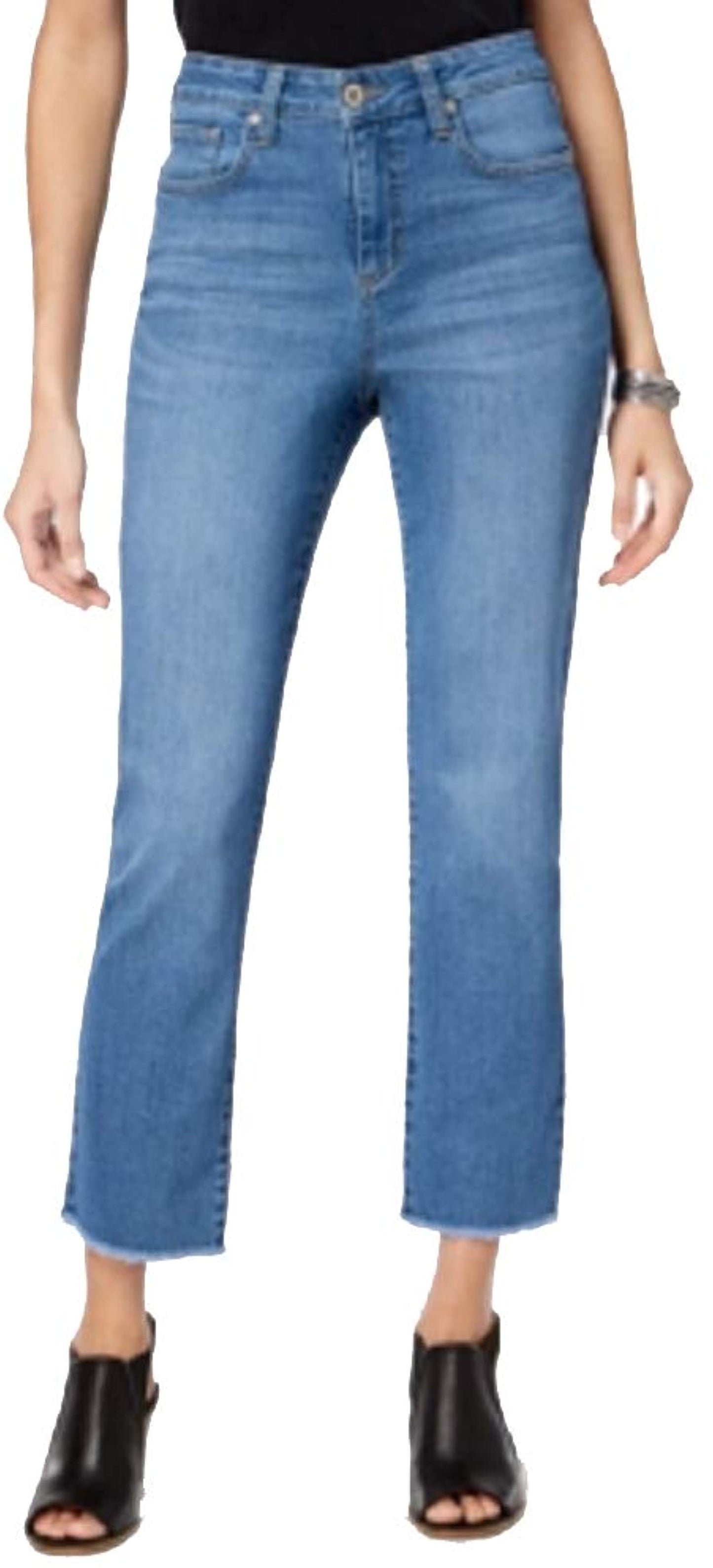 Style&Co Cropped High-Rise Straight-Leg Jeans (Venice, 6)