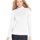 Style Co Petite Top, Long-Sleeve Mock T Winter White PM