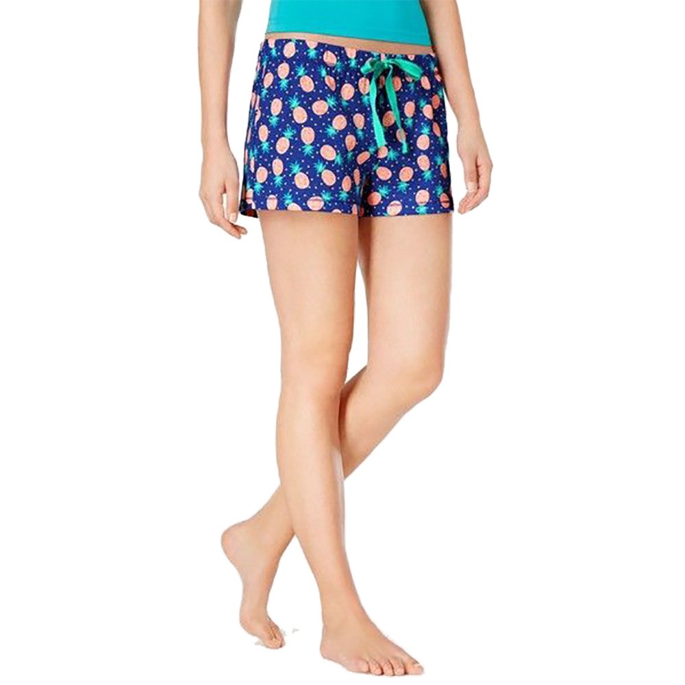 Jenni Printed Cotton Knit Boxer Pajama Pineapple S