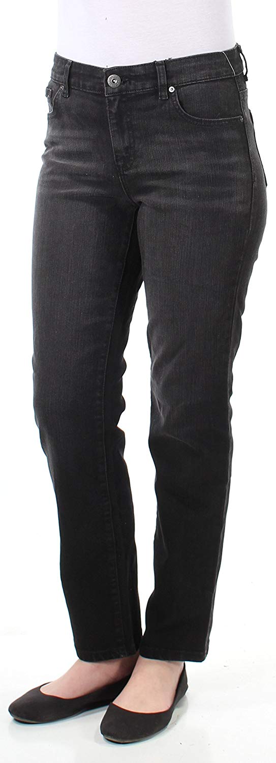 Style & Co Womens Black Casual Jeans 8P