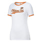J America Adult Women Make A Move Tee, White/Orange, Medium