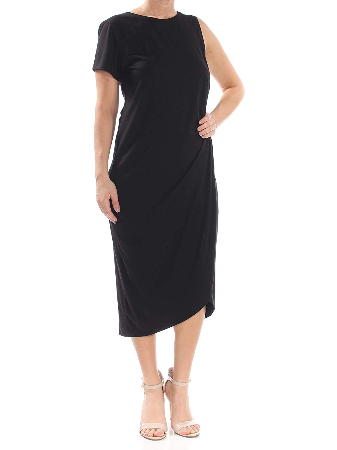 Sanctuary Women's Salma Asymmetric Midi Dress Black X-Small