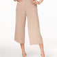 NY Collection Pull-On Culotte Pants Medium Tan XS