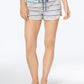 Jenni Knit Boxer Pajama Shorts Grey Stripe S