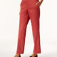 Alfred Dunner Petite Pull-On Straight-Leg Pant Terracotta 8P