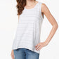 Style Co High-Low Top Jamie Stripe M
