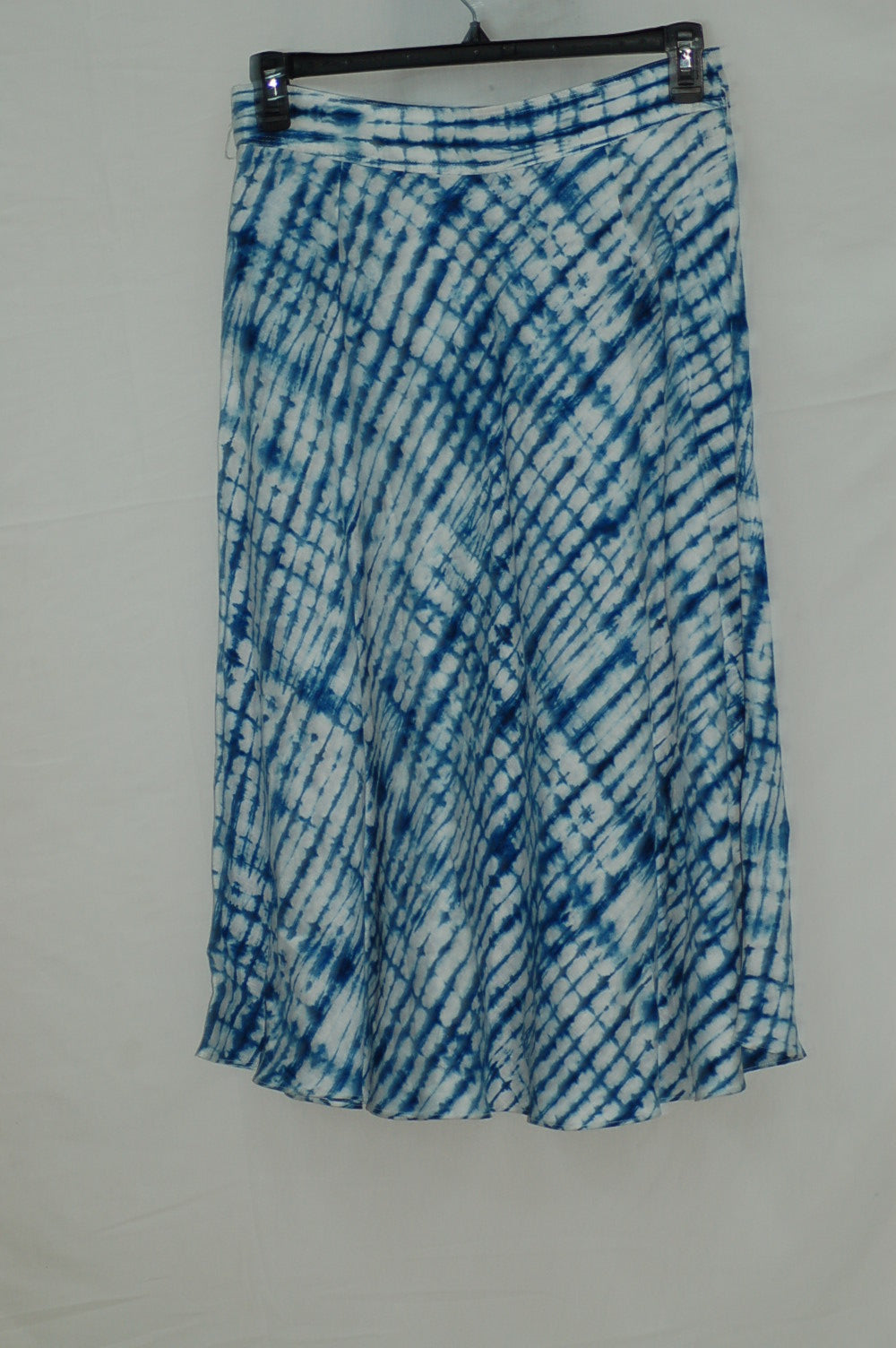 DKNY WOMEN'S PLAID PRINT SKIRT, BLUE, SIZE 4- NEW WITHOUT TAG 10666