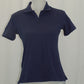 Karen Scott Petite Pique Cotton Polo Shir Intrepid Blue PXS