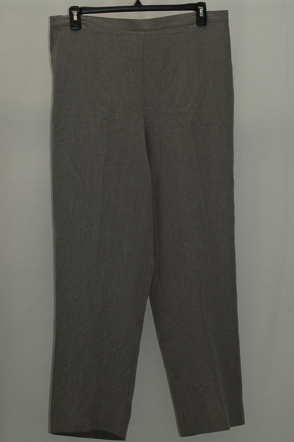 Alfred Dunner Pull-On Straight-Leg Pants Pewter 16