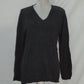 Style & Co Sweater Bishop Sleeve Tunic Gray LARGE