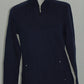 Karen Scott Petite Quarter-Zip Pullover Jacket Intrepid Blue PS