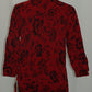 Karen Scott Petite Printed Sweater Garnet Red PS
