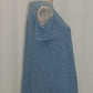 Style & Co. Women's Cold-Shoulder Top Blue Fog S
