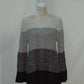 STYLE & CO Sweater Marled Bellsleeve Tunic Med Gray S