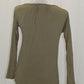 BELLE DU JOUR HIGH-LOW TOP OLIVE XS