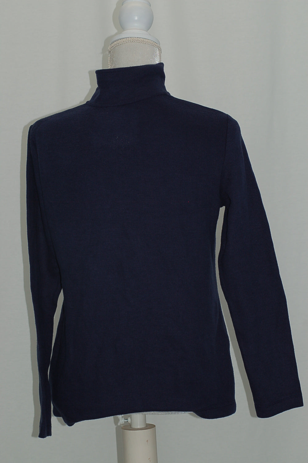 Karen Scott Petite Quarter-Zip Pullover Jacket Intrepid Blue PS