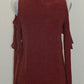Michael Kors Ruffled Top, Red Size Small - New Without Tag 14860