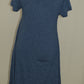 Style Co Short-Sleeve Casual Dress Carbon Blue Heather S