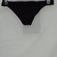 CALIFORNIA WAVES SIDE RUCHED CHEEKY BIKINI BOTTOM BLACK L-NEW WITHOUT TAG  10288