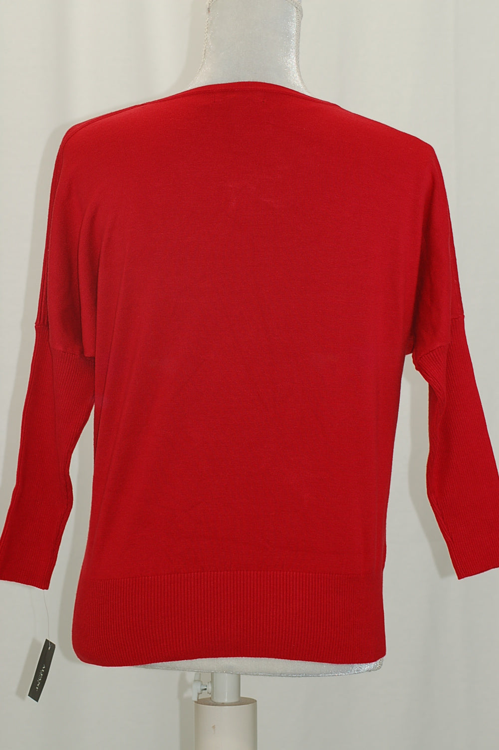 Alfani Petite Embellished Dolman-Sleeve Banner Red PL