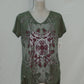 Style & Co. Graphic Fantasy-Print T-Shirt (Olive, M)
