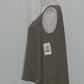 Style Co Petite Button-Front Tank Olive Spring PL
