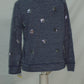 Style Co Sequined-Dot Sweatshirt Classic Navy PS