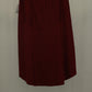 NY Collection Plaid High-Low Skirt PomegranateBlack Check S