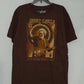 LIQUID BLUE CREWNECK JERRY GARCIA TSHIRT BROWN COMBO L-NEW WITHOUT TAG  10245