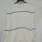 STYLE & CO EYELASH STRIP PULLOVER SWEATER WINTER WHITE COMBO XL