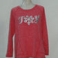 STYLE & CO Joy Sweatshirt Dark Red PXL