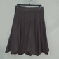 Olivia Grace Scalloped Pull-On Skirt Quiet Shade XS