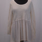 Style & Co. Womens Petites Knit U-Neck Pullover Sweater Ivory PM