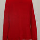 Charter Club Layered-Look Brooch Sweater New Red Amore M akrutinirali