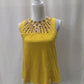 Style Co Petite Embroidered Top Thailand Gold PXS
