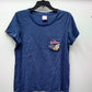Jenni Pocket Pajama T-Shirt, Navy Patch S