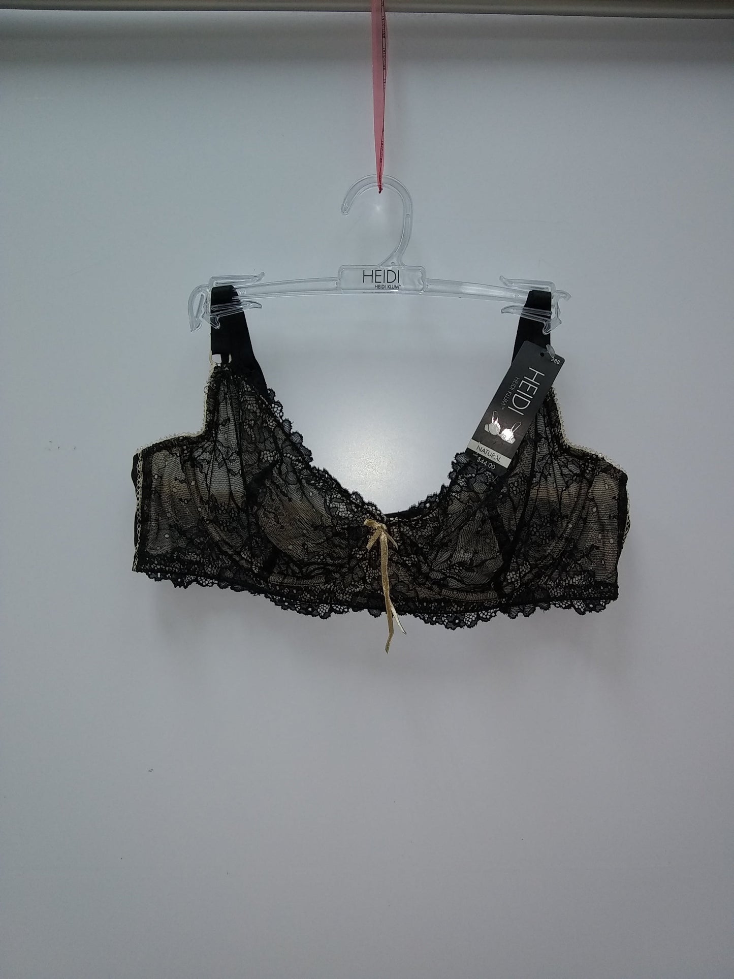 Heidi by Heidi Klum Natural French Lace Underwire TomatoToasted Almond 38B