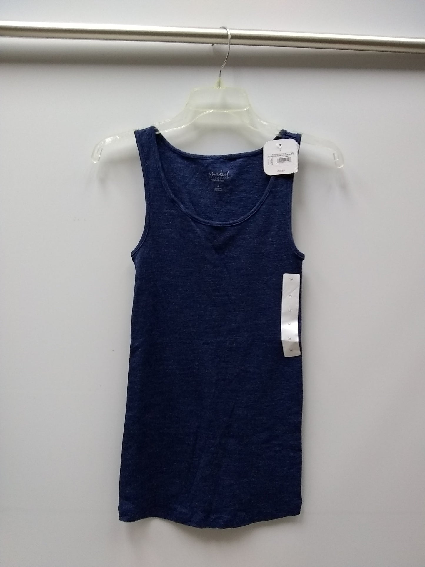 Isabel Maternity Scoop Neck Tank, Blue, Size, Small